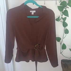 Top size brown top size 4 perfect condition